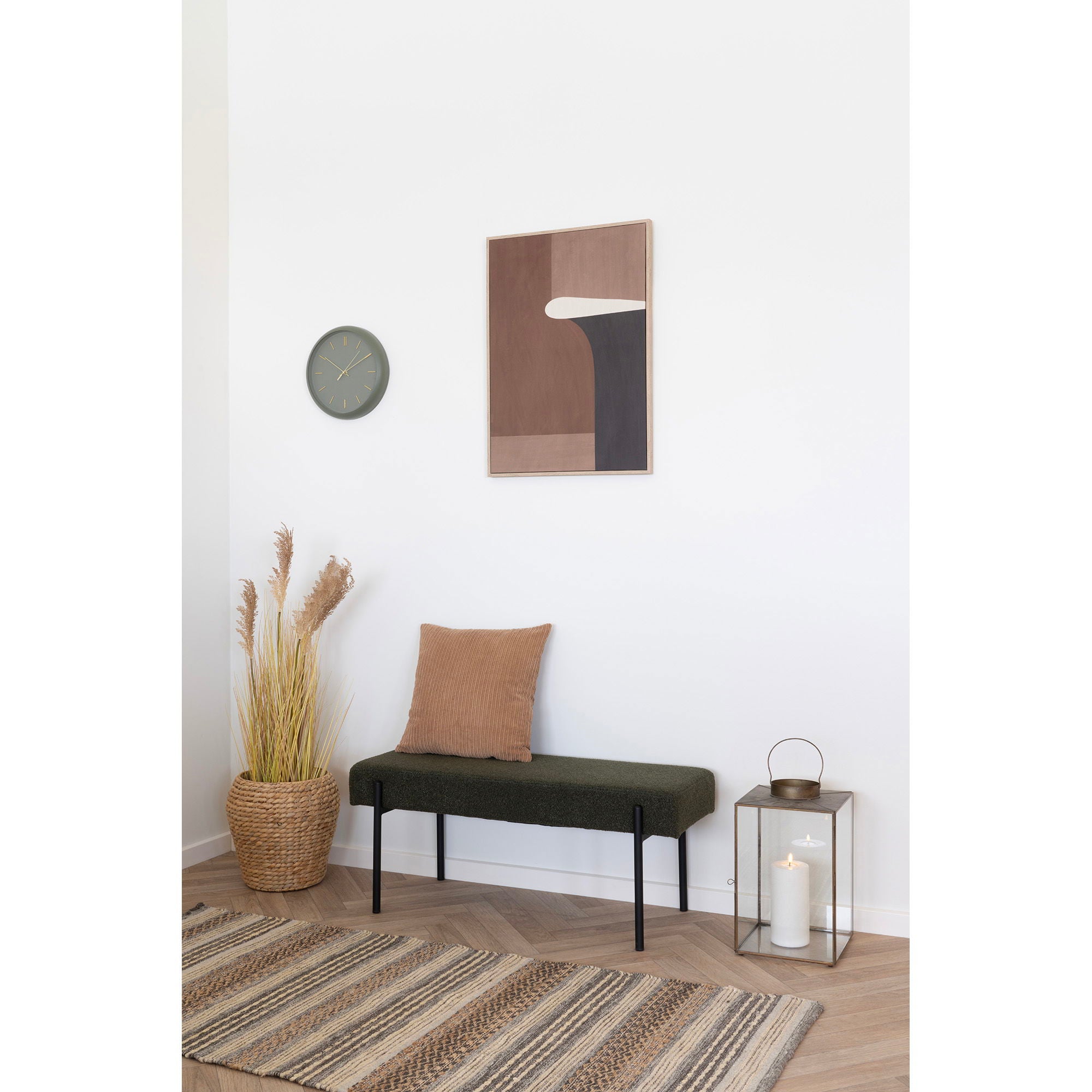 Morena – Läufer, handgewebt aus Jute und Wolle, Natur/Grau